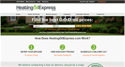 Desktop Screenshot of heatingoilexpress.com